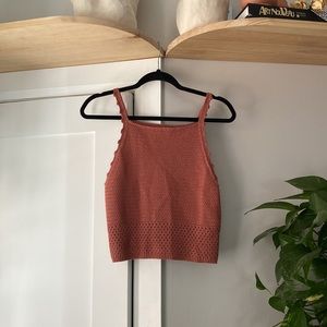 BNWOT Wilfred Crochet Sunset Top